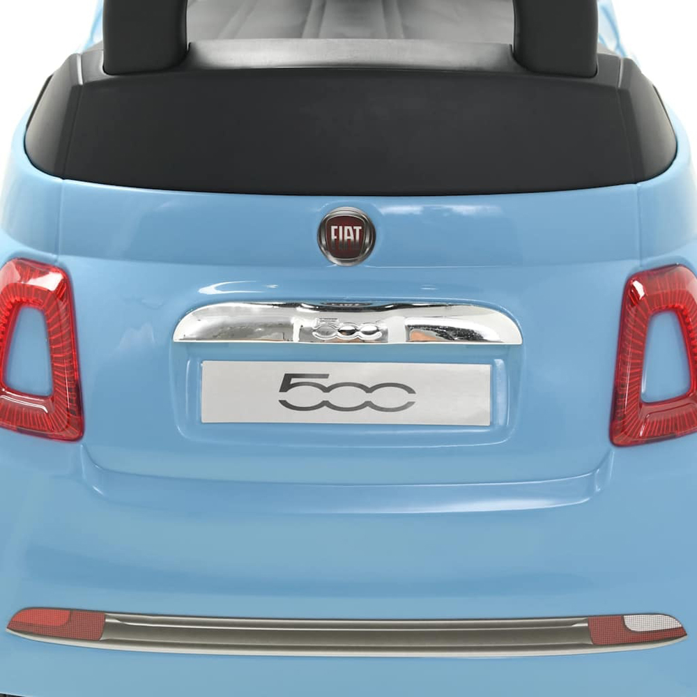 Walplus Blue Fiat 500 Ride On Car Image 8