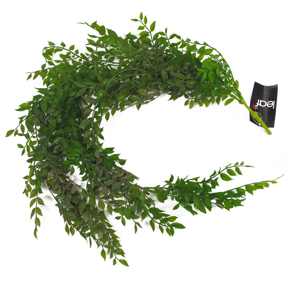 Leaf Dark Green Pearls Fern Artificial Hanging Plant 3.2ft Image 4