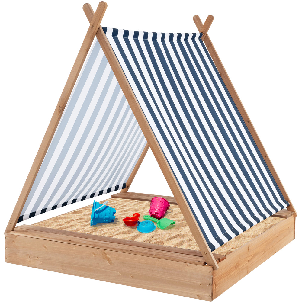 Costway Kids Sandbox with Cover Image 1