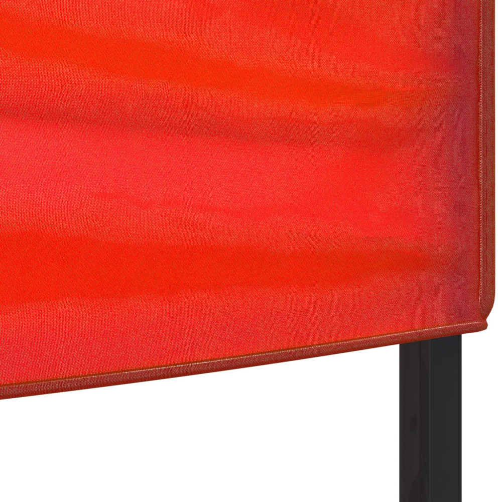 vidaXL 3 x 3m Red Foldable Party Tent Image 4