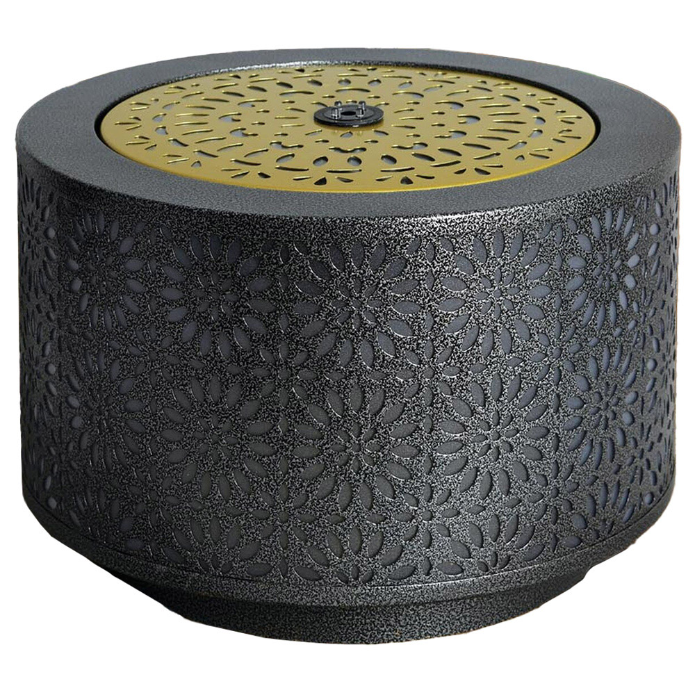 Short Contemporary Water Feature - Black Image 1