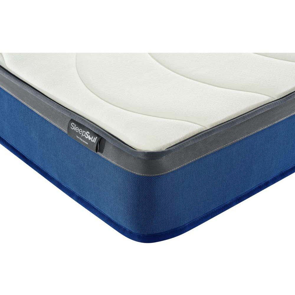 SleepSoul Nebula King Size White 600 Pocket Sprung Foam Mattress Image 3