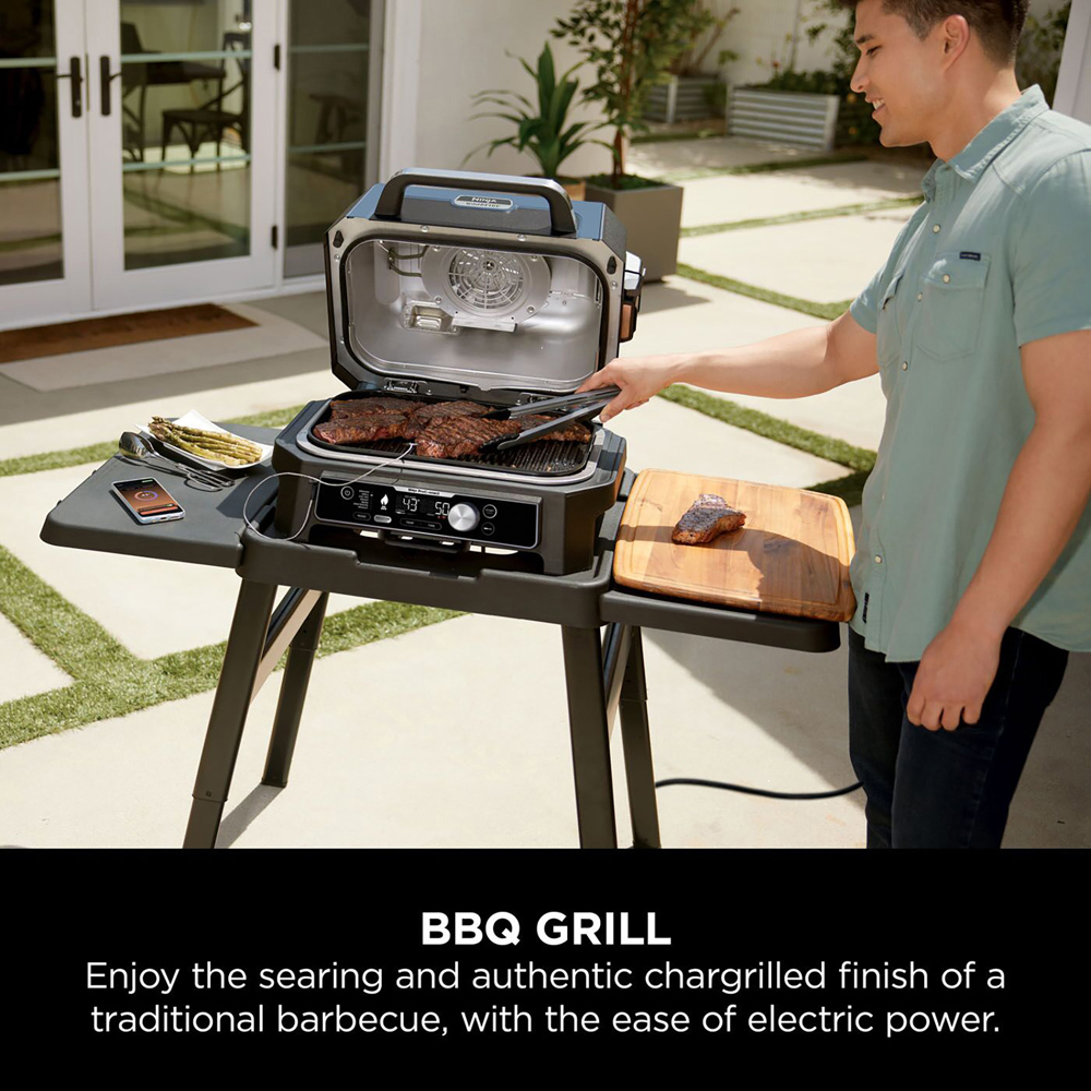 Ninja Woodfire Pro Connect XL OG901UK Outdoor Electric BBQ Grill and Smoker Image 7