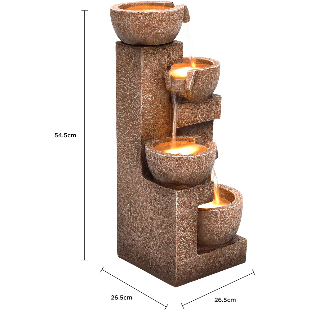 Charles Bentley Danube Mains Powered Cascading Water Feature Image 9