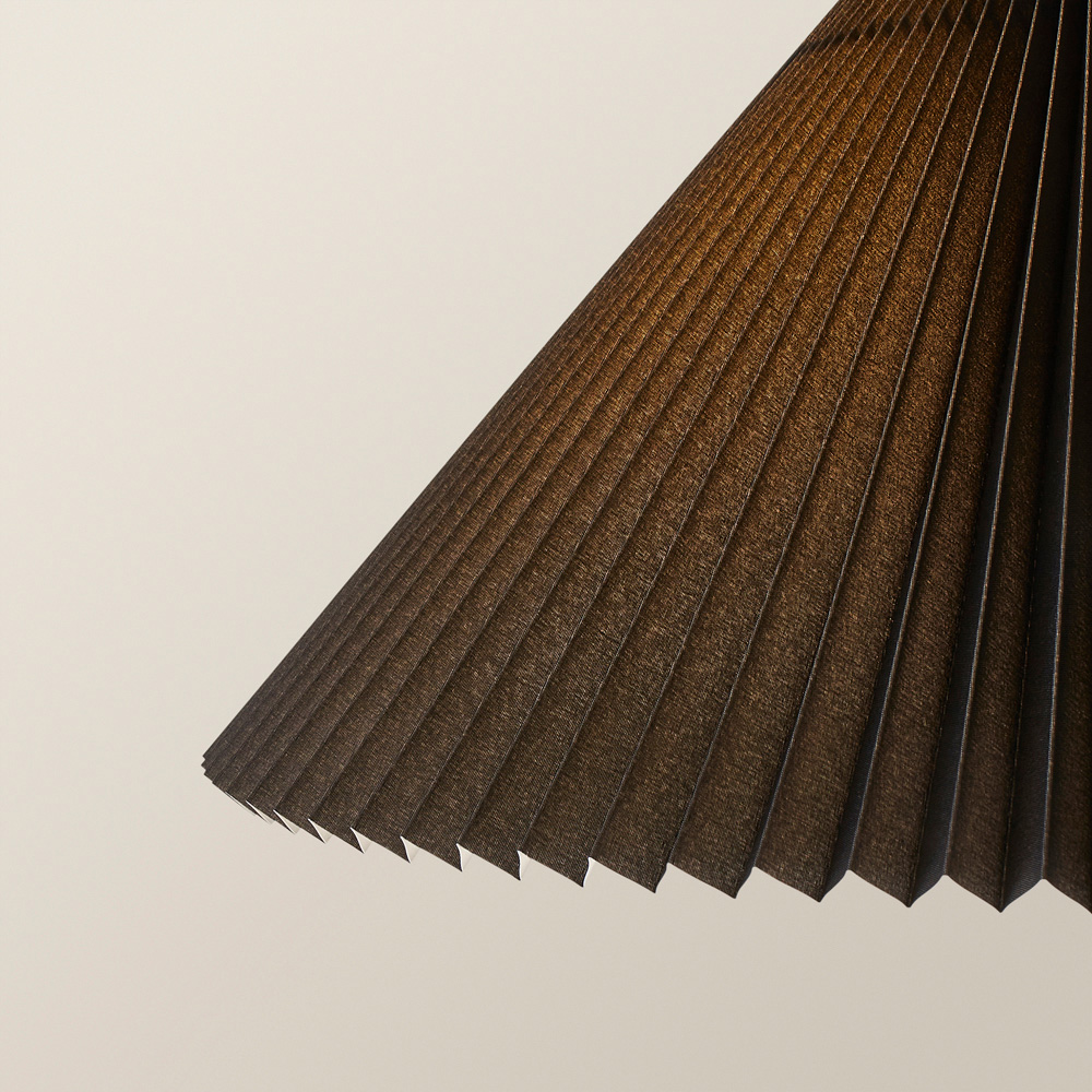 ValueLights Akira 3 Way Black Pleated LED Ceiling Pendant Light Image 3