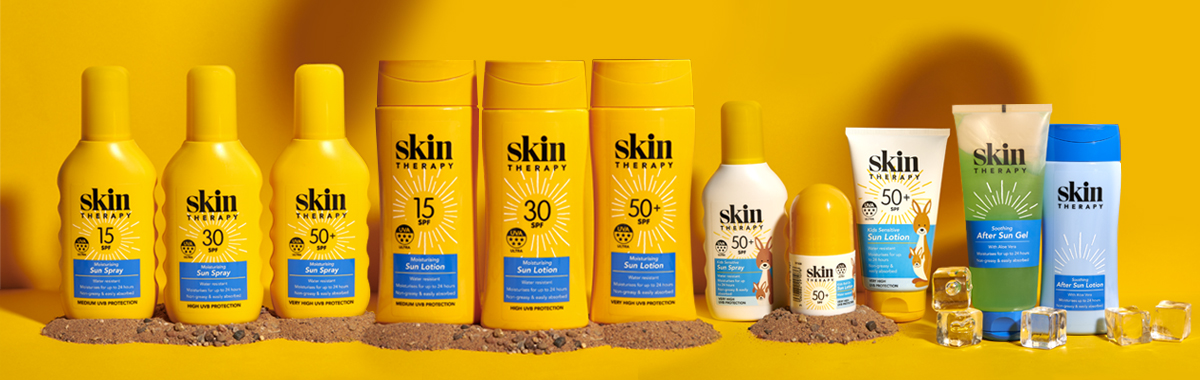 Skin Therapy suncare range