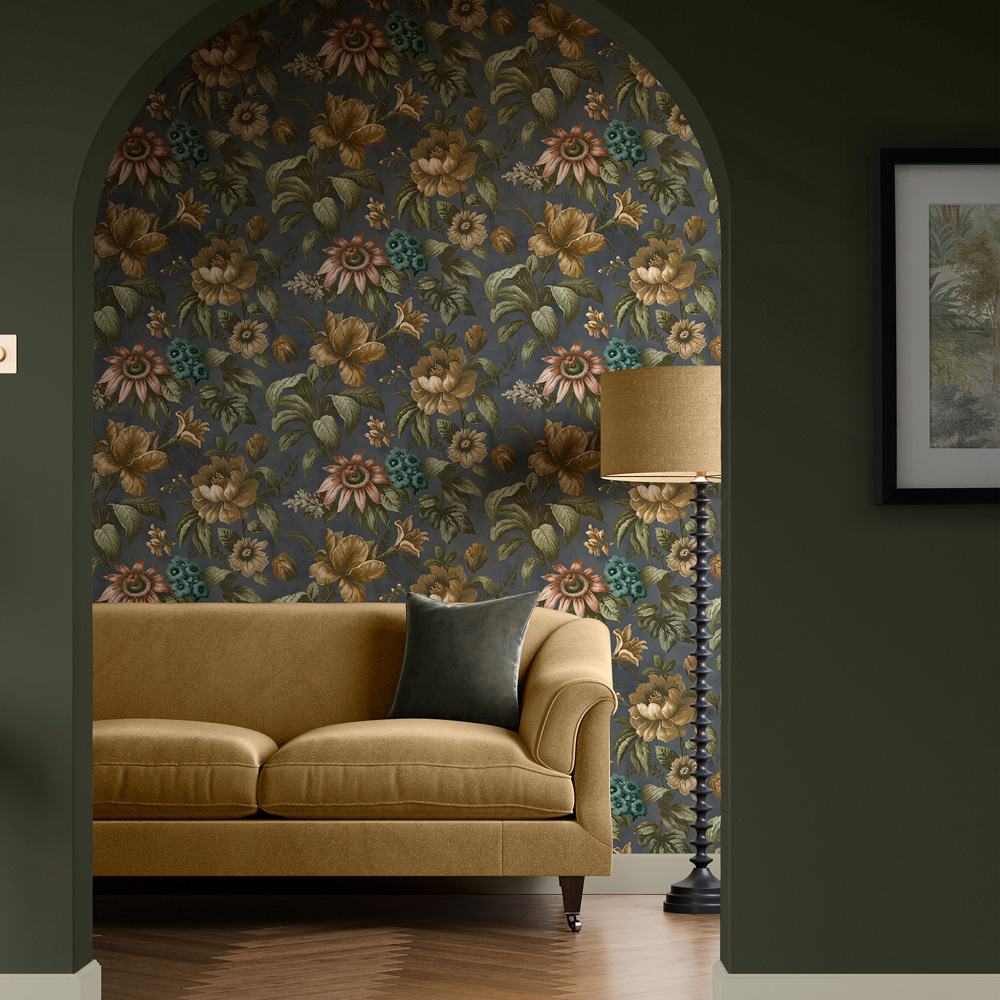 Superfresco Easy Gardenia Archival Blue Wallpaper Image 3