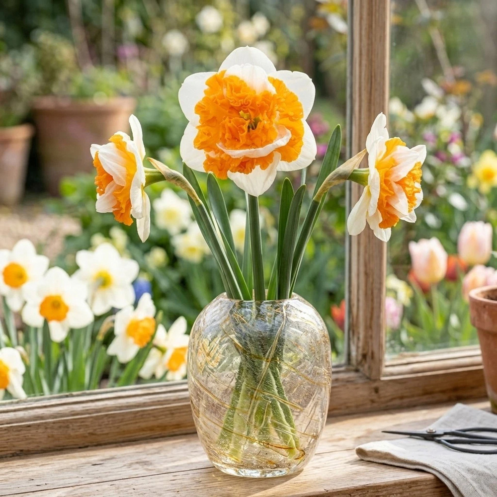 Thompson and Morgan Narcissus Swirl Autumn Planting Bulb 32 Pack Image 4
