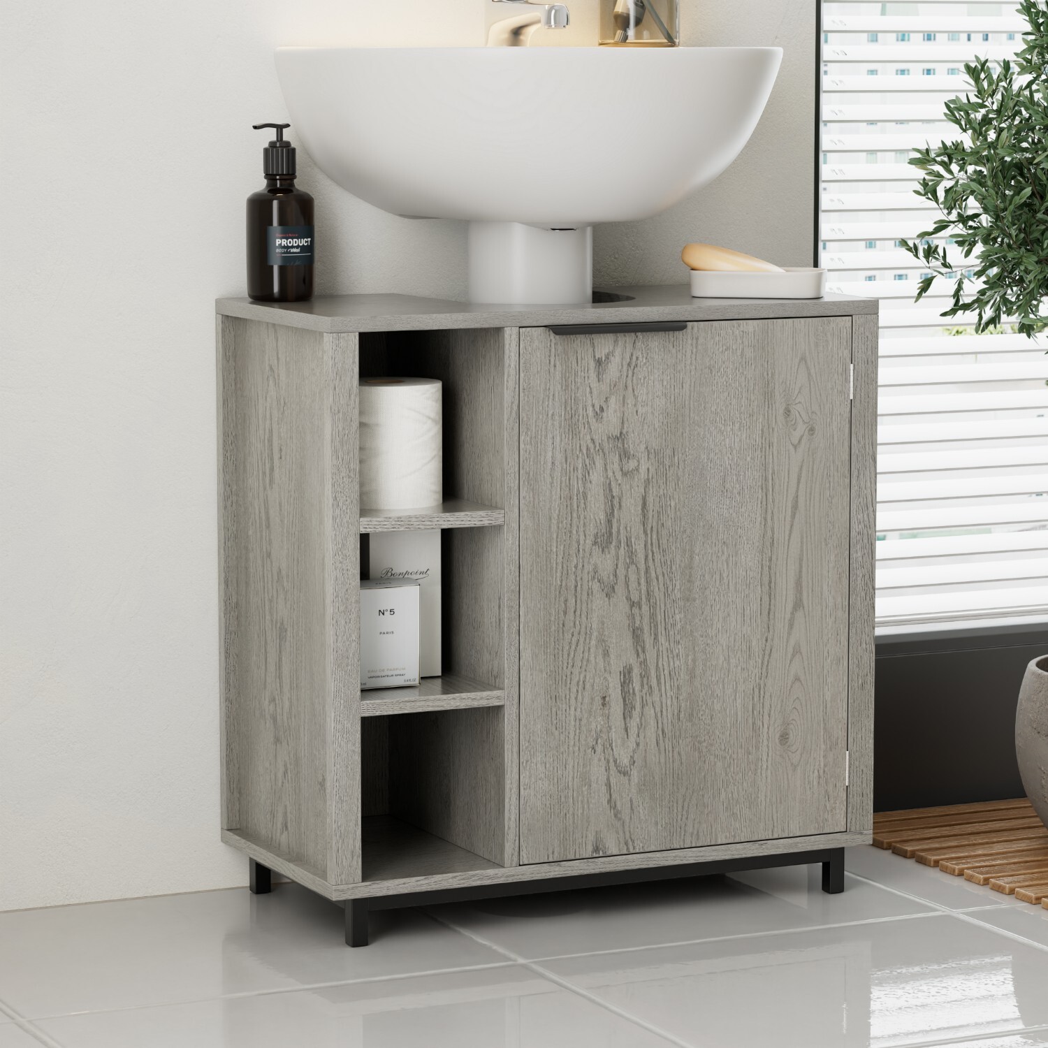 Marylebone Under Sink Unit Grey Image 1