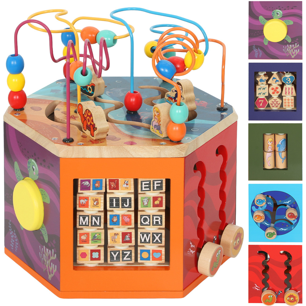 Tommy Toys AIYAPLAY 6-in-1 Toddler Activity Cube Image 3