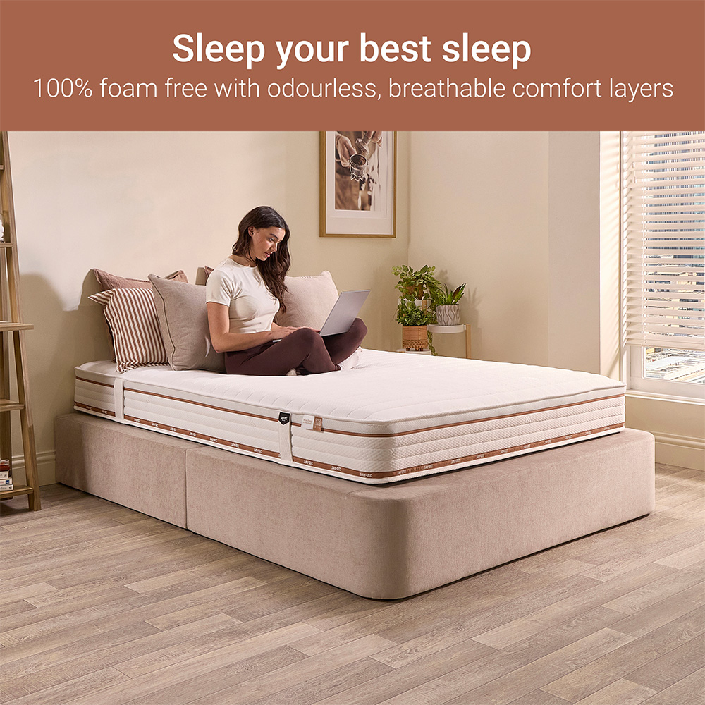 Jay-Be Ryze Small Double 800 Pocket Sprung e-Fibre Mattress with 3D Mesh Ventilated Border Image 6