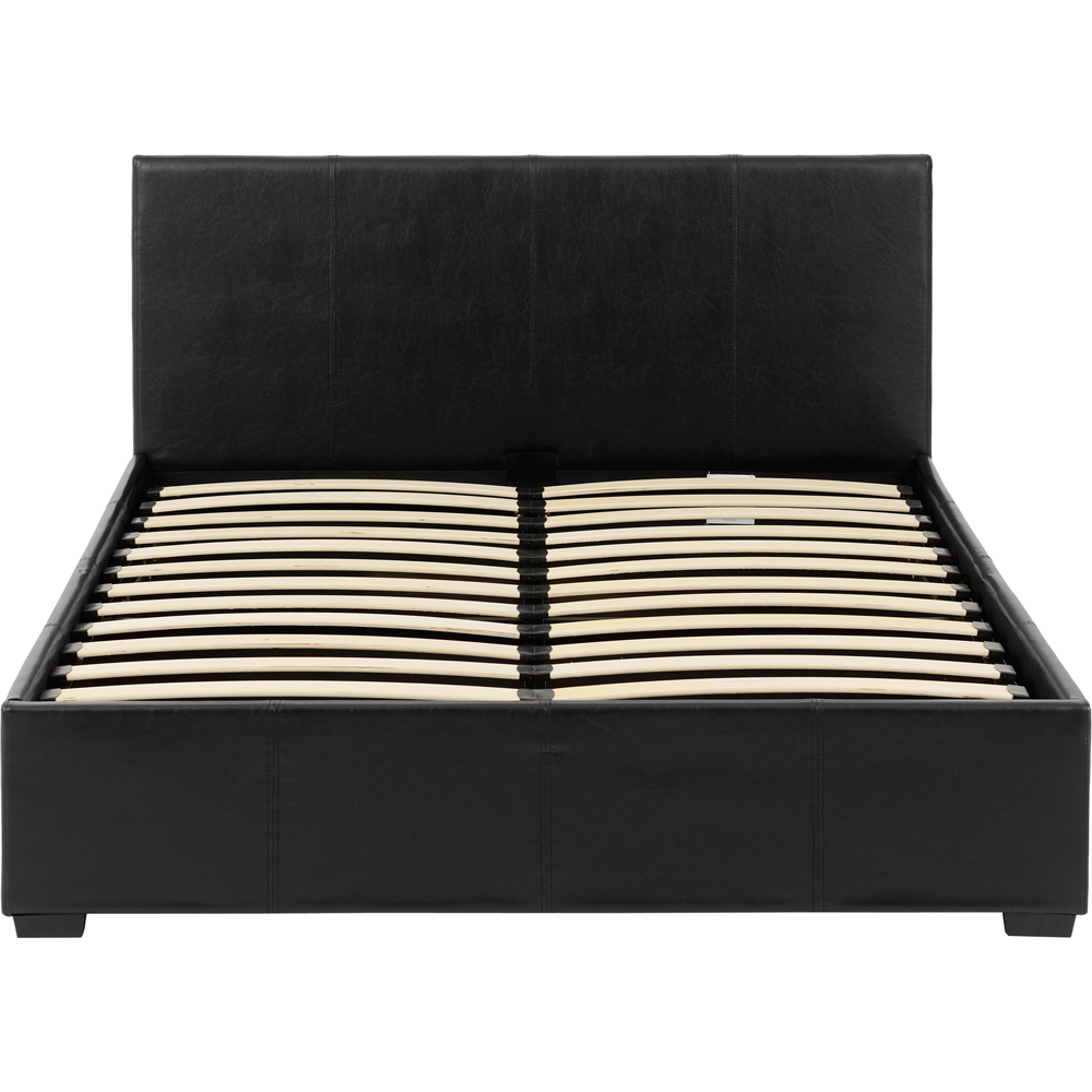 Seconique Waverley King Size Black Storage Ottoman Bed Frame Image 5