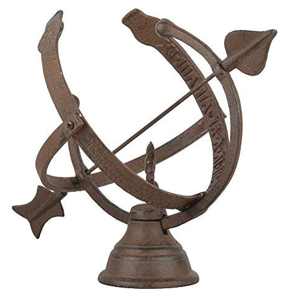 Fallen Fruits Cast Iron Armillary Garden Sundial Image 3