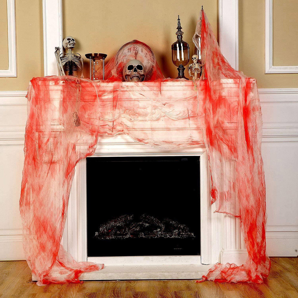 Shatchi Halloween Blood-Stained Tablecloth 3 Pack Image 4
