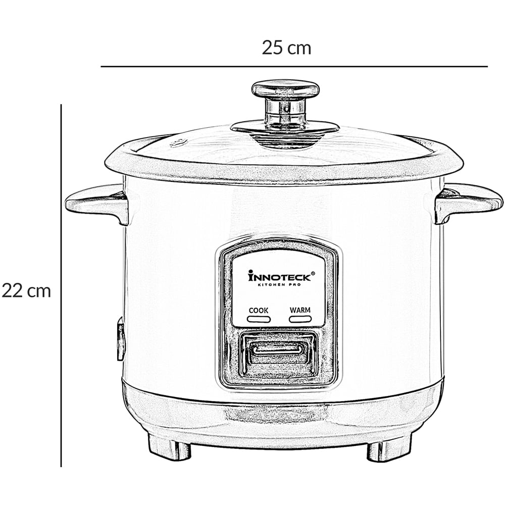 Innoteck Kitchen Pro Stainless Steel 0.8L Rice cooker 350W Image 7