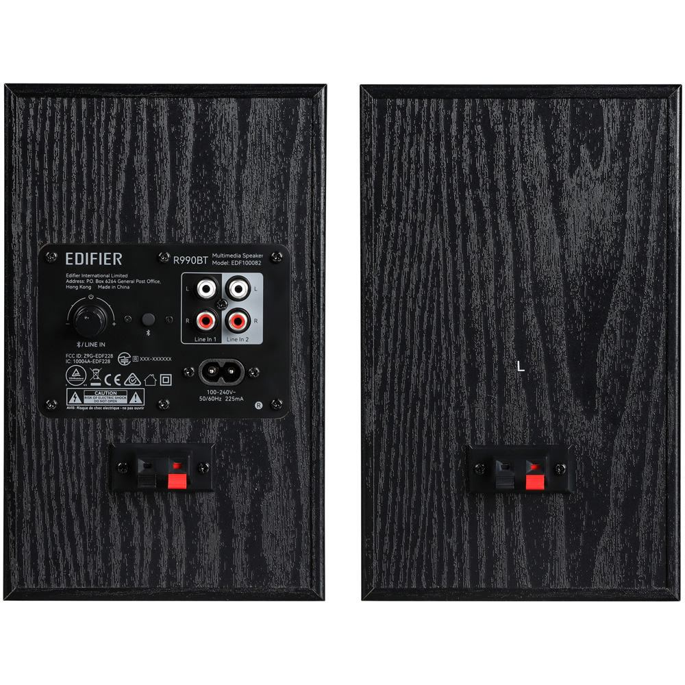 Edifier R990BT 2.0 Black Bookshelf Bluetooth Speaker Set 24W Image 6