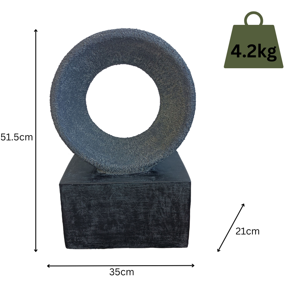 Vossmoon Saturn Garden Statue Image 3