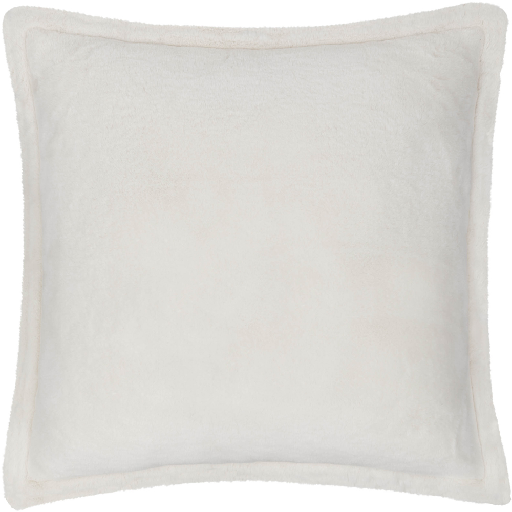 Furn Kallu Ecru Faux Fur Cushion 45 x 45cm Image 1