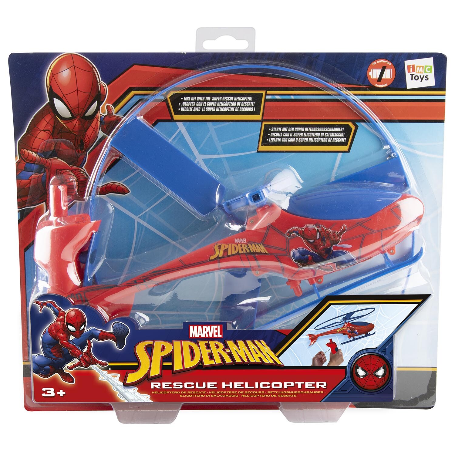 Spiderman Rescue Helicopter with Launcher Image 3