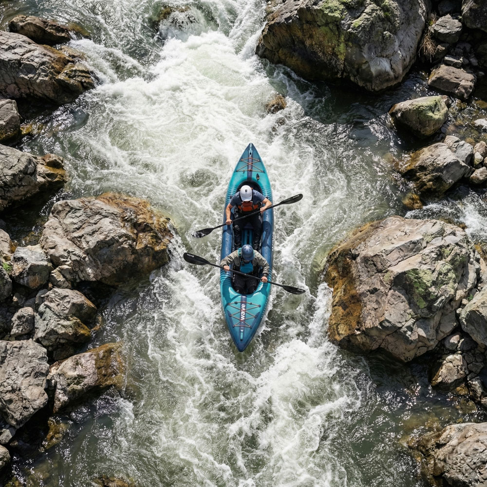 Wave Trailblazer 3.0 3 Person Camo Kayak Image 4