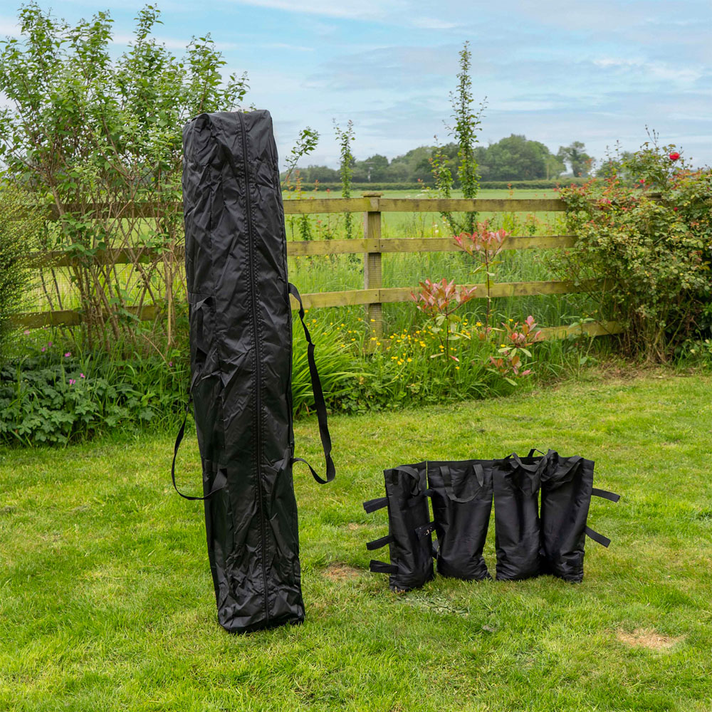 Jack Stonehouse 3 x 3m Dark Grey Pop Up Gazebo Image 7
