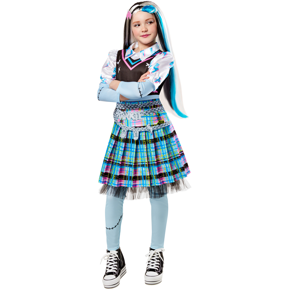 Rubies Masquerade Kids Deluxe Monster High Frankie Stein Costume XS Image 2