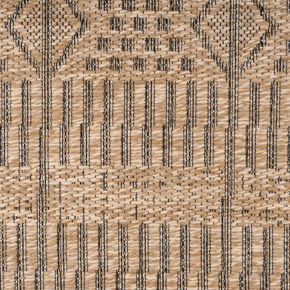 Kukoon Kai Neutral and Black Flat Scandi Rug 240 x 330cm Image 5