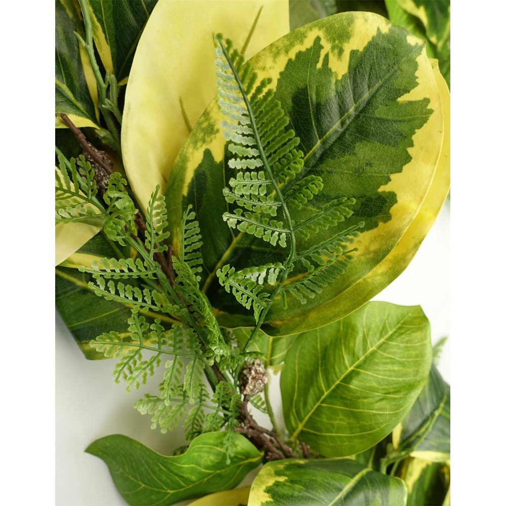 Leaf Trailing Golden Ficus Hanging Artificial Garland 180cm Image 4