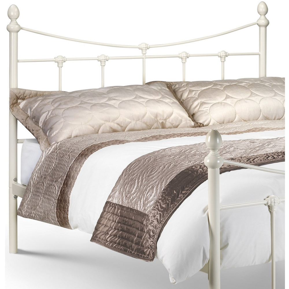 Julian Bowen Rebecca Single Stone White Bed Image 3