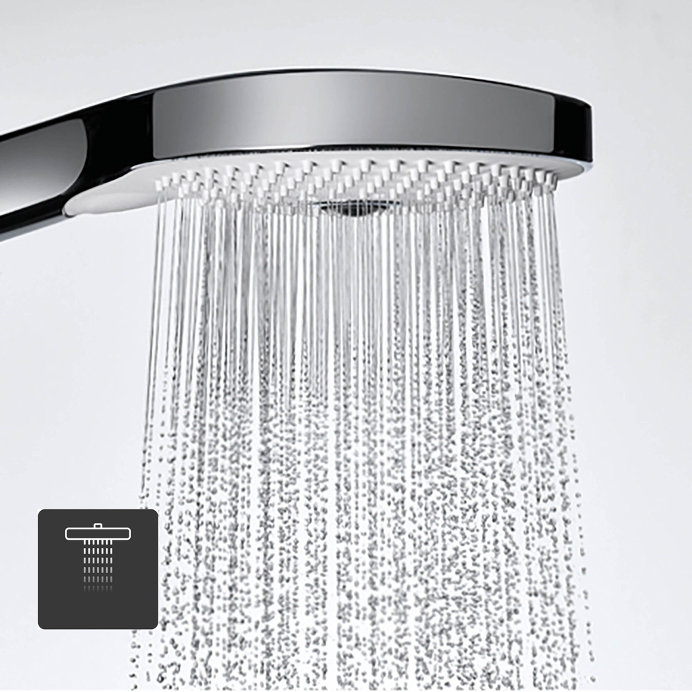 Duravit D120 MinusFlow Brushed Bronze 3 Jet Click Hand Shower Image 6