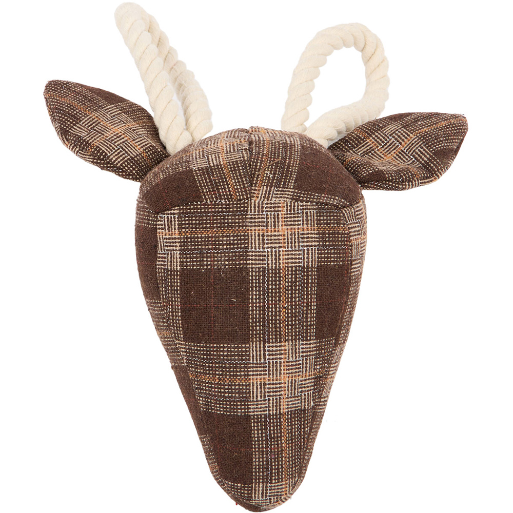 Heritage Stag Dog Toy Brown Image 6