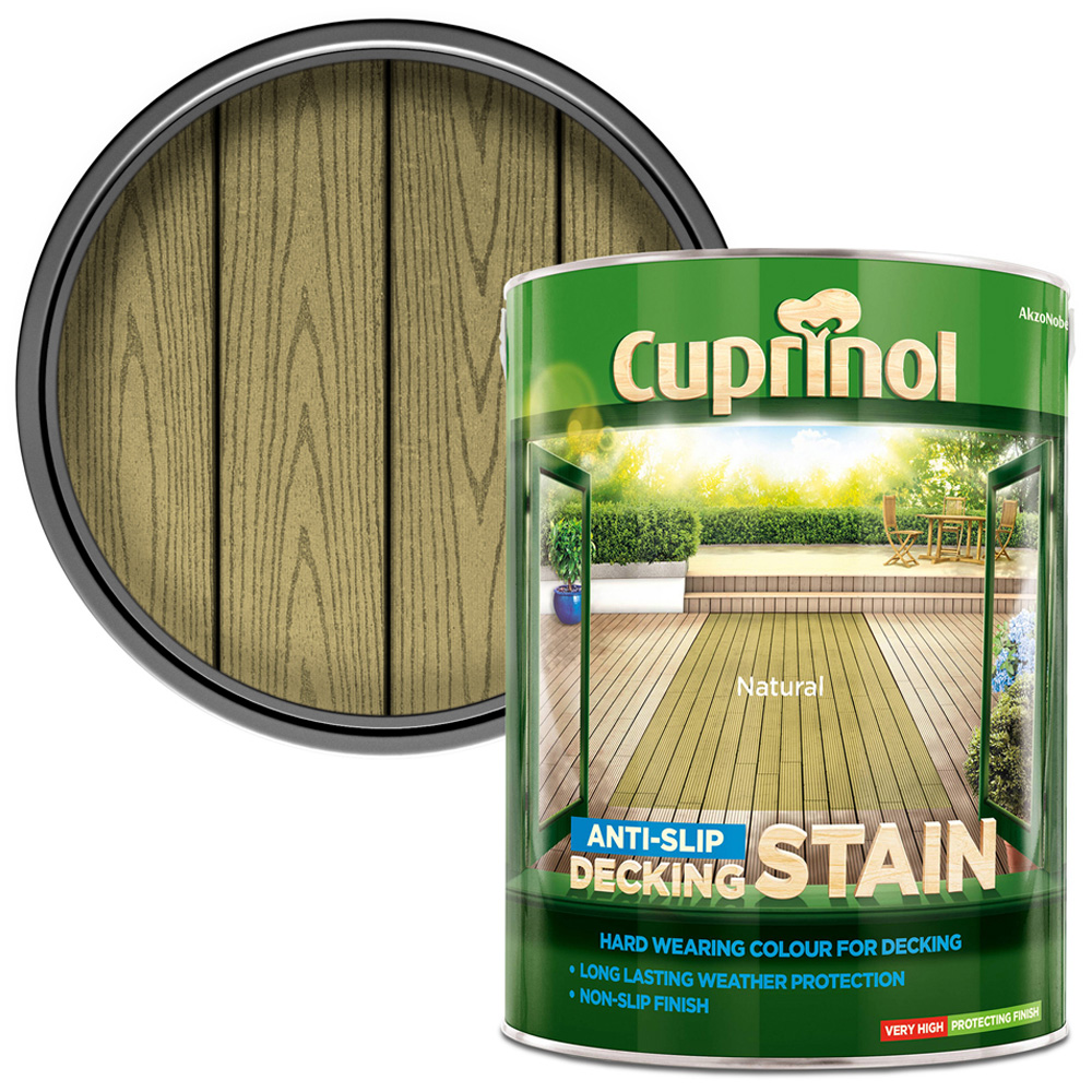 Cuprinol Natural Anti Slip Decking Stain 5L Image 1