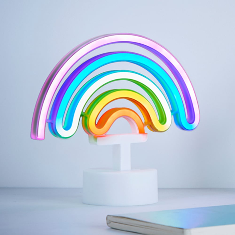Glow Rainbow Neon LED Table Light Image 1