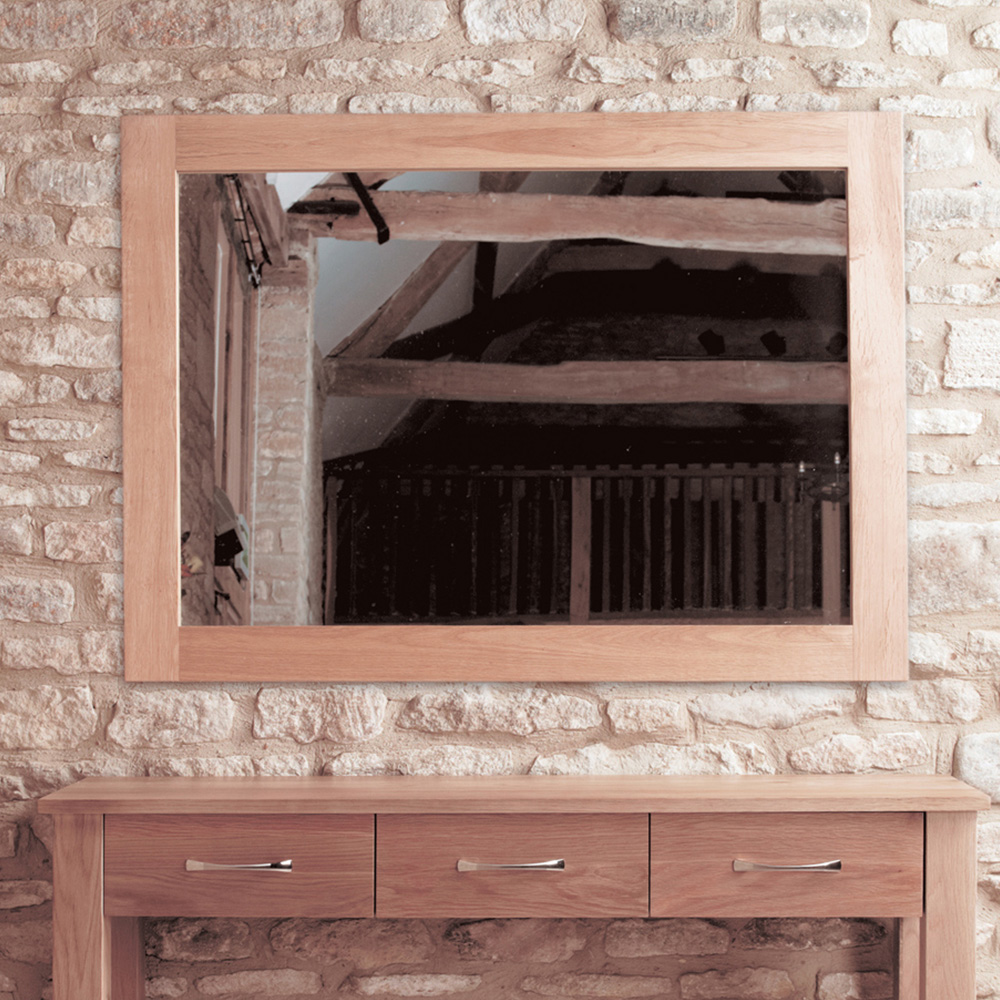 Baumhaus Mobel Oak Medium Wall Mirror Image 3
