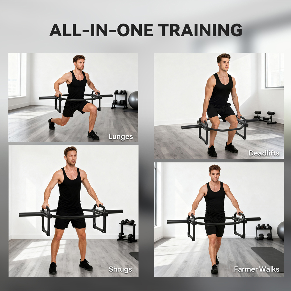 SPORTNOW Olympic Hex Barbell Trap Bar Image 7
