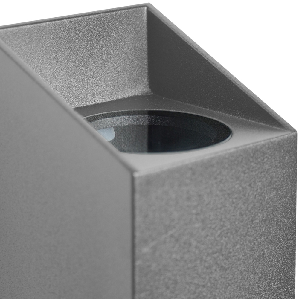 Nordlux Nico Square 22 Anthracite Wall Light Image 5