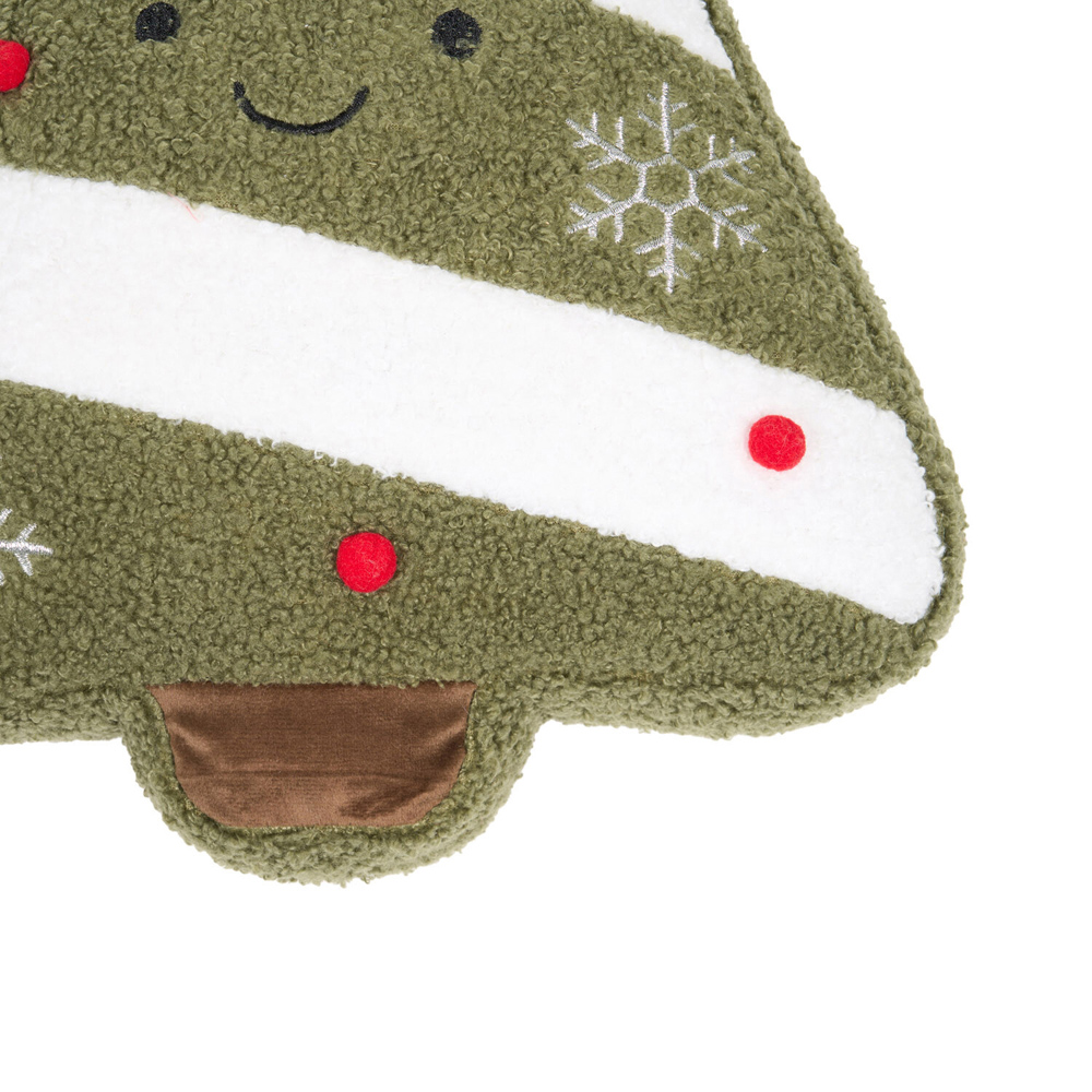 Christmas Tree 3D Shaped Cushion Image 3