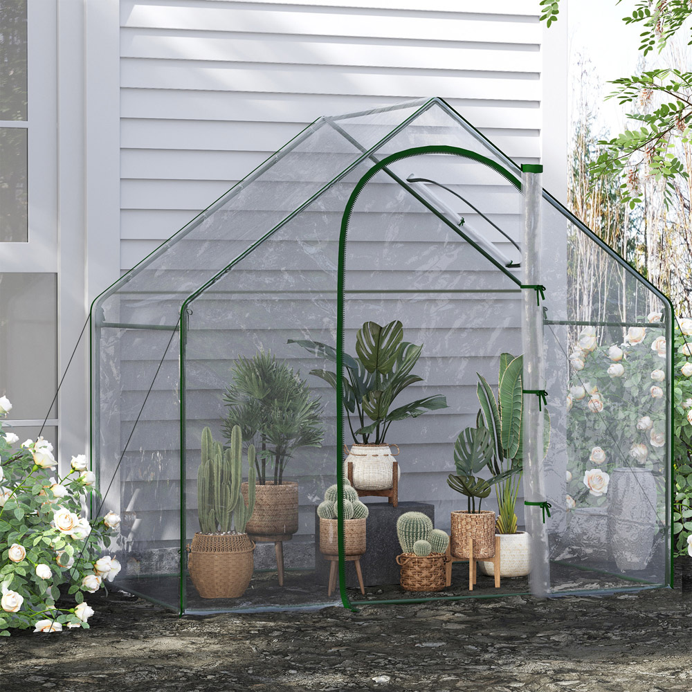 Outsunny PVC 5.9 x 3.3ft Portable Walk In Greenhouse Image 2