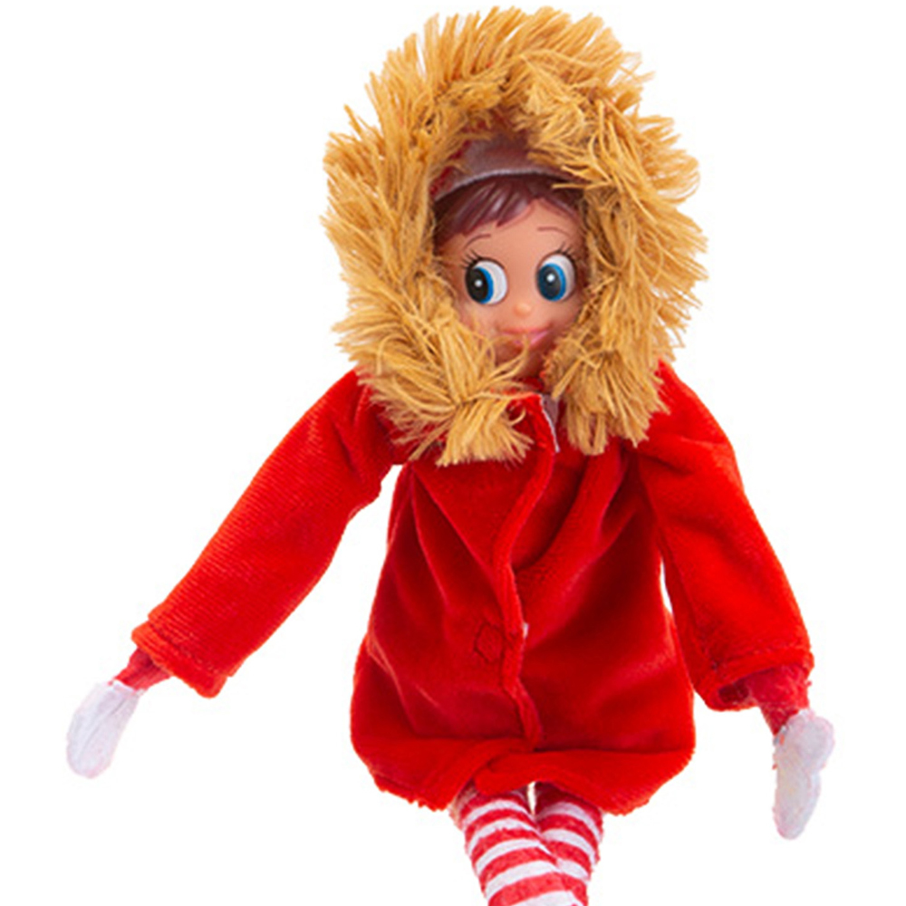 Elf Fur Coat Outfit Red Image 2