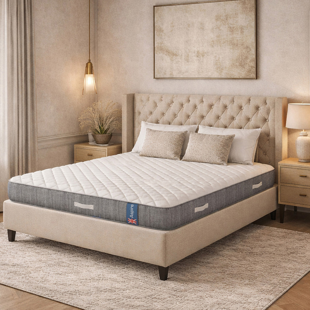 Aspire OrthoFlex Double Medium Comfort Memory Foam Pocket Spring Hybrid Mattress Image 2
