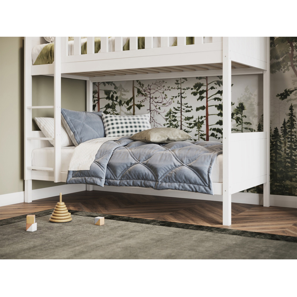 Flair Bea White Wooden Bunk Bed Image 3