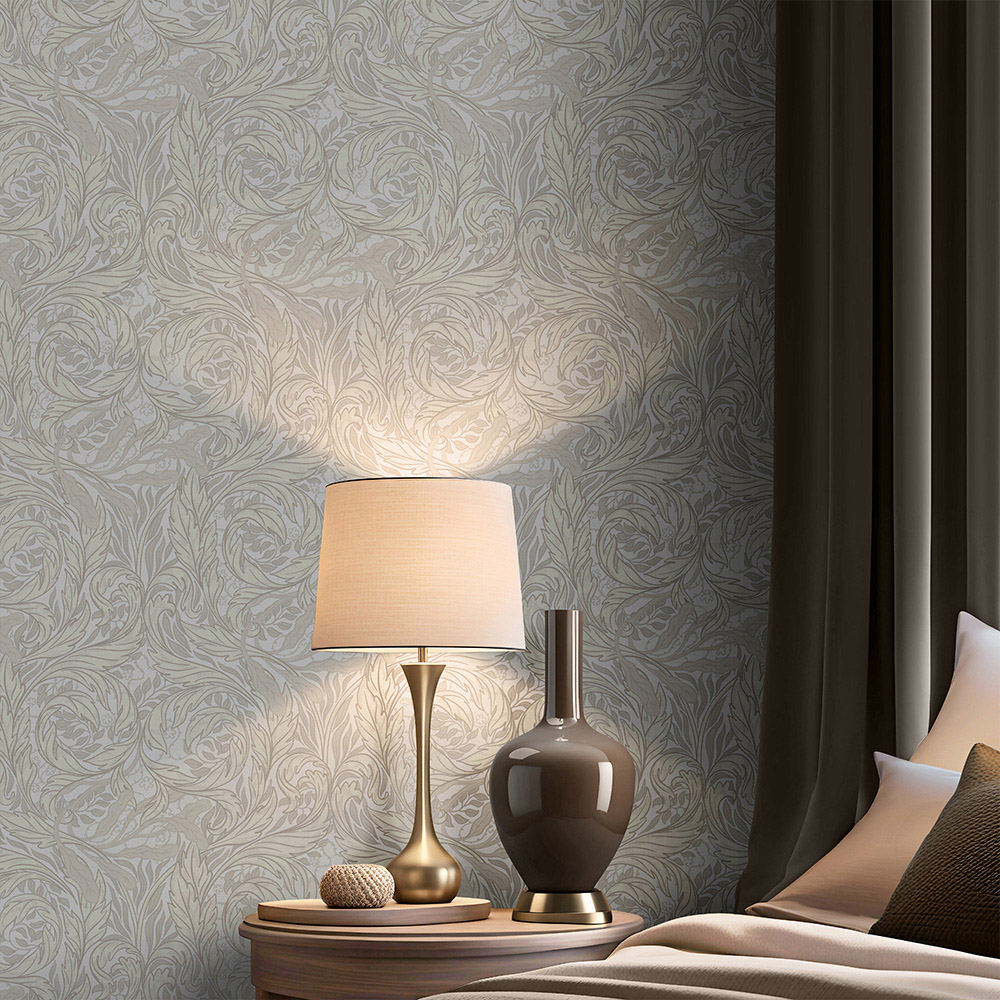 Muriva Vale Leaf Cream Wallpaper Image 5