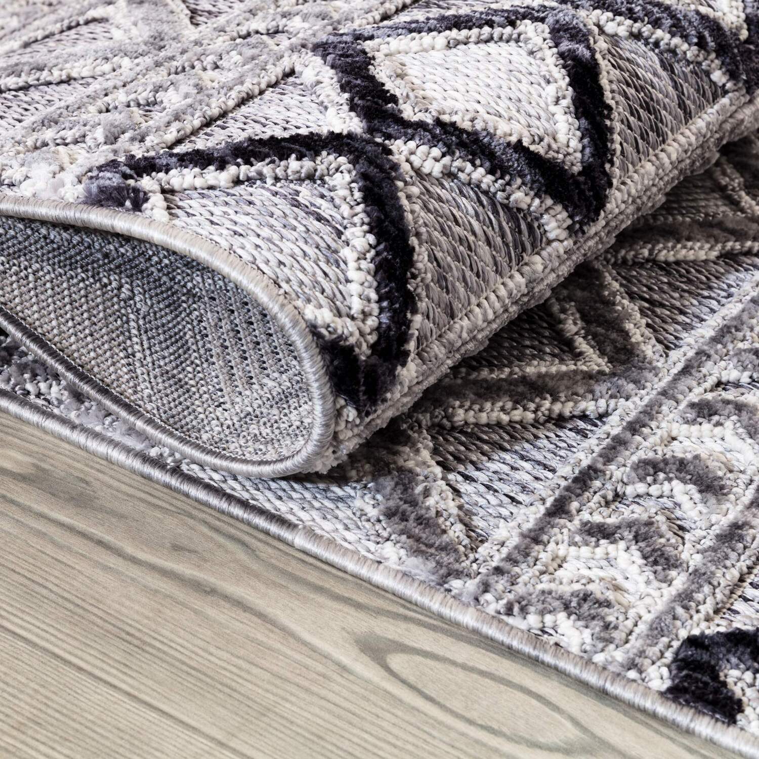 Grey Norway Rug - Grey / 140cm Image 2