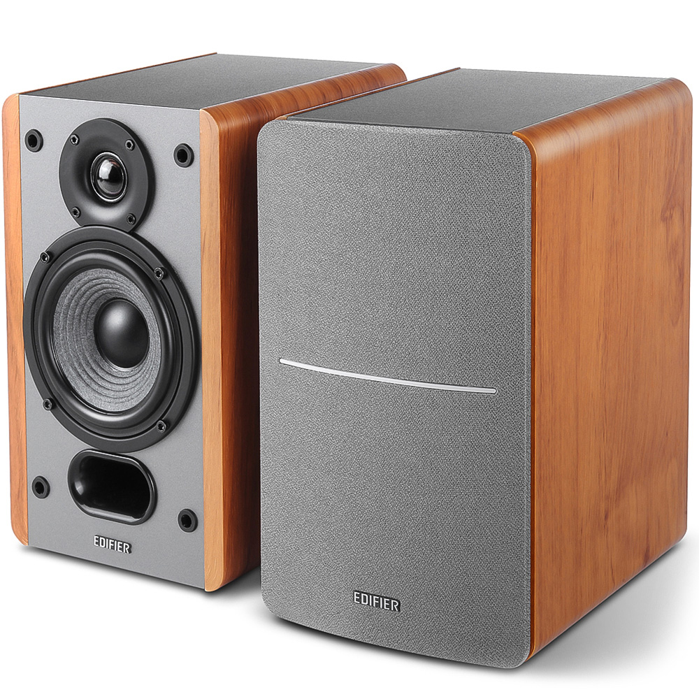 Edifier P12 Passive 2.0 Brown Bookshelf Speaker Set 20W Image 2