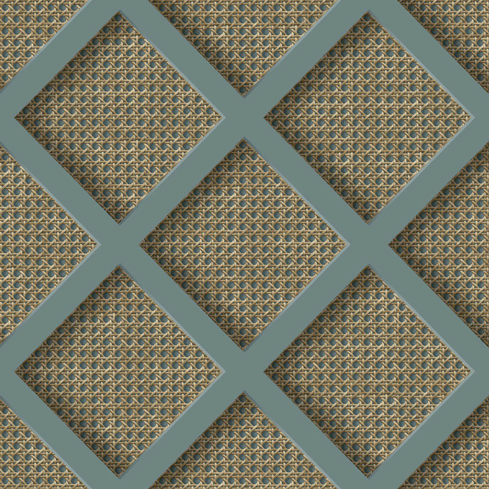 Superfresco Easy Ocean Panel Rattan Wallpaper Image 1