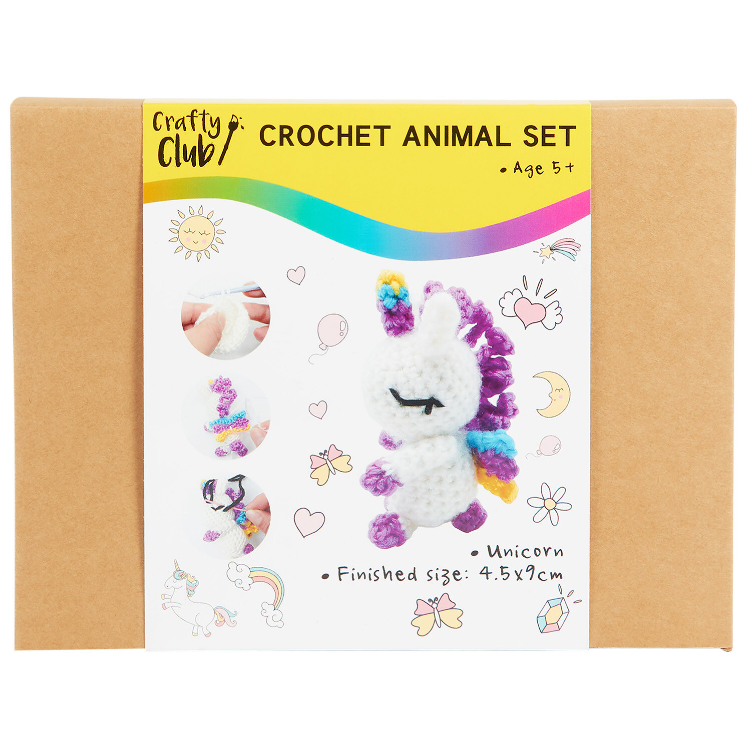 Crochet Animal Set - Multicolour Image 3