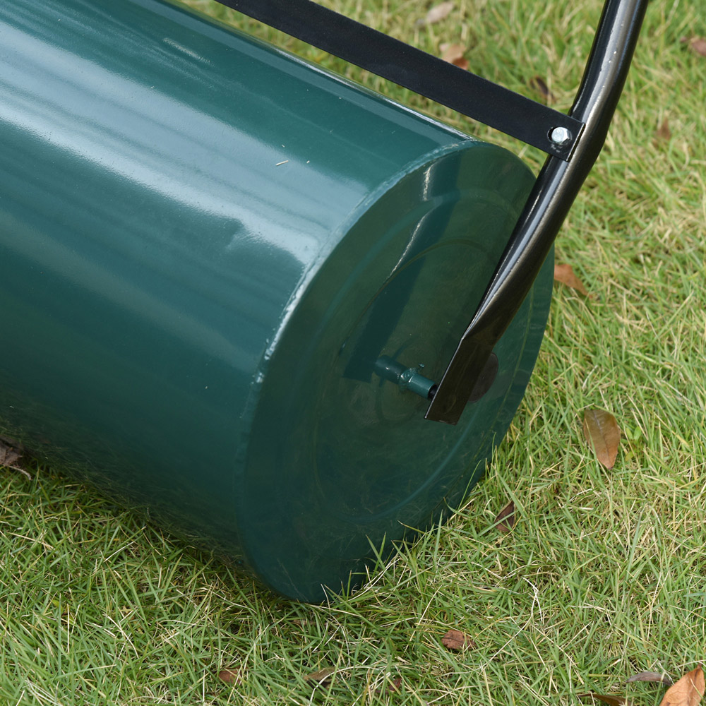 Outsunny Green Water or Sand Filled Lawn Roller Drum 30L Image 3