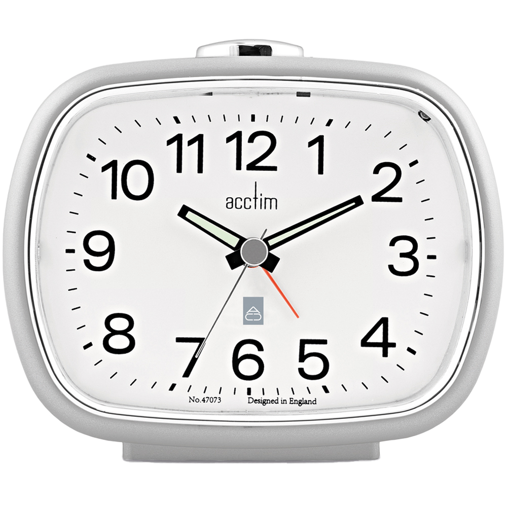 Acctim Camille Grey Alarm Clock Image 1