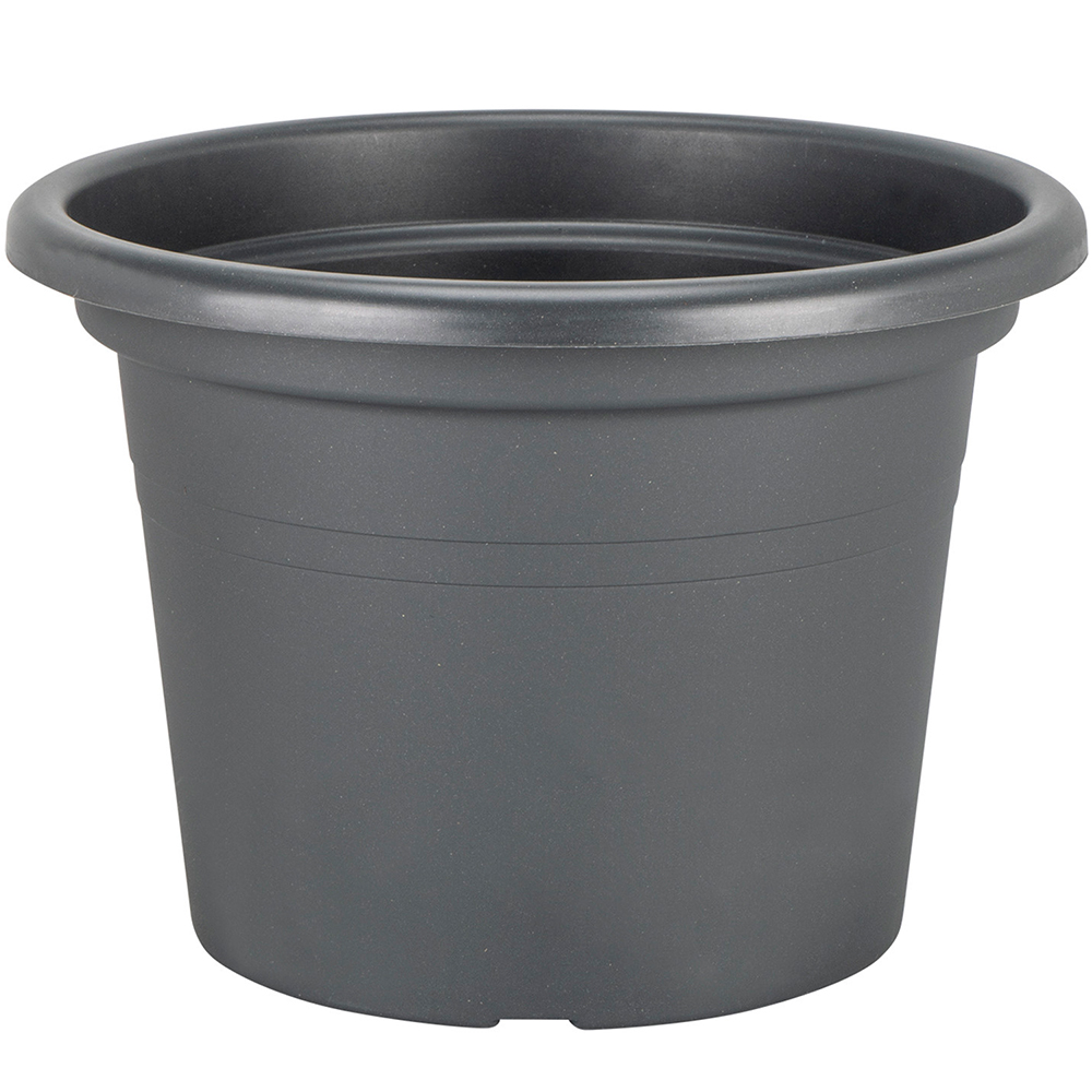 Cilindro Anthracite Outdoor Plant Pot 35cm Image