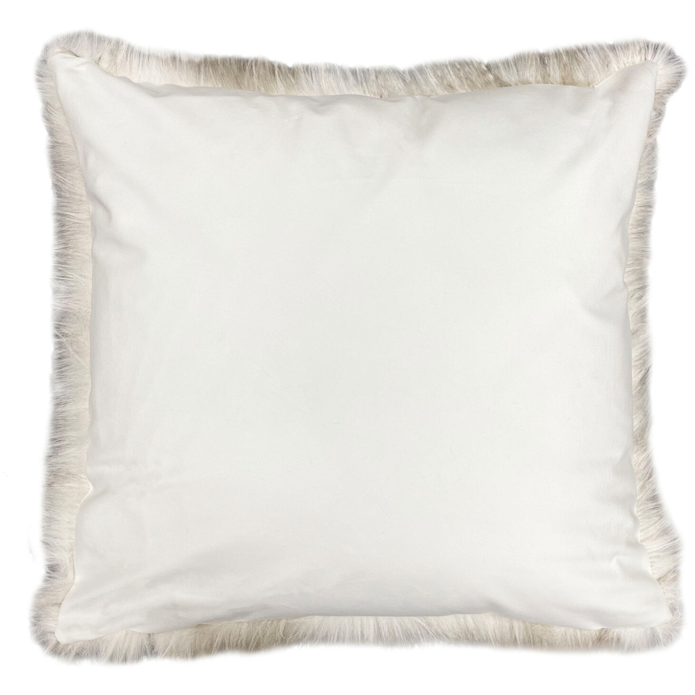 Ostrich Faux Fur Cushion Image 3